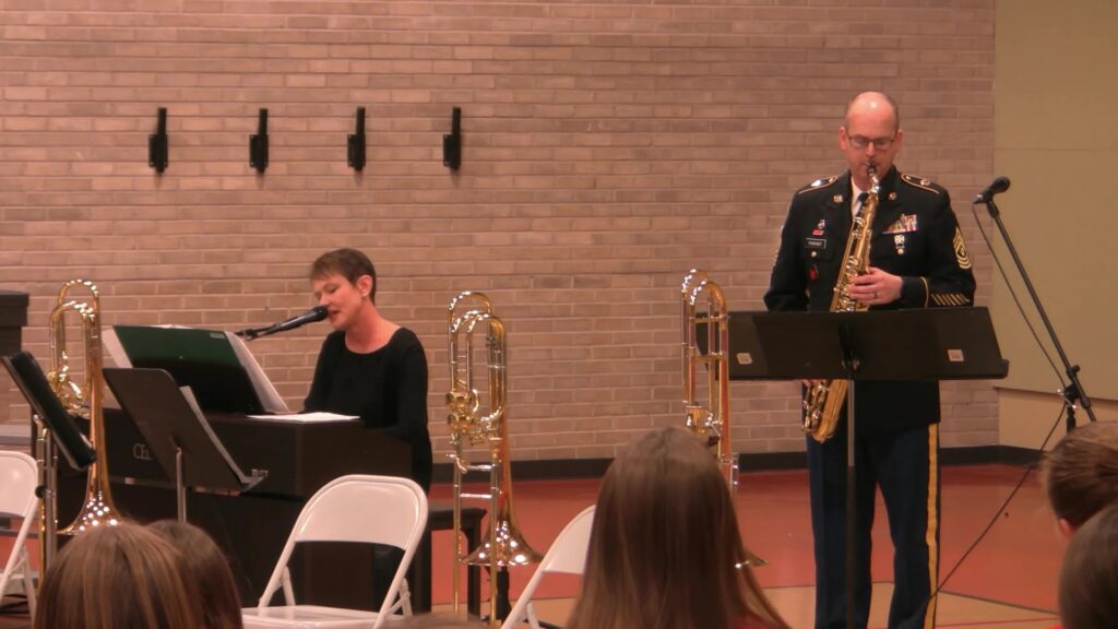 Maureen Putnam solo with saxophone