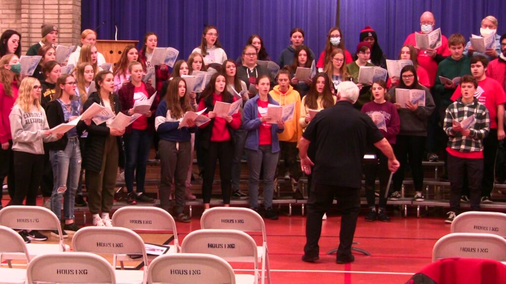 Saturday Rehearsal with mass choir